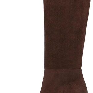 Brand New Womens Knee High Boots - Suede Chocolate Size 11
